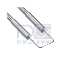Glass Fiber Opposed Mode 0.61 m long, 1.17 dia. Bundle, Stainless Steel Sheath, 1.5 dia. Angled Probe