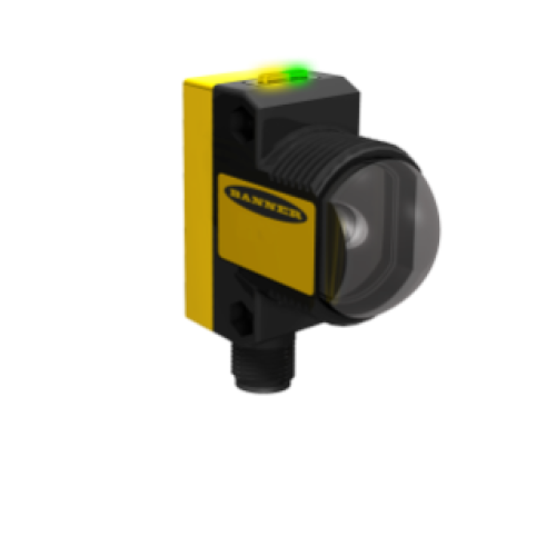 WORLDBEAM QS30 Series: HighPowered Receiver; Range: 213 m; Input: 1030V dc; Output: LO Light Operate PNP, 4 frequency, high gain setting.;