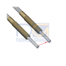 Glass Fiber Opposed Mode0.91 m long, 2.29 dia. Bundle, Stainless Steel Sheath, 5/16x24 Thread, 4.75 Probe, Side Exit