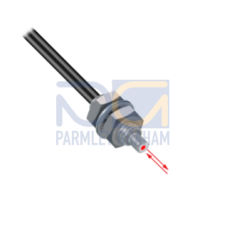 Plastic Fiber, Diffuse Reflective, Core Dia.: 0.5 & 9 x 0.25, Fiber Length 2 m, Coaxial, Thread, Free cut