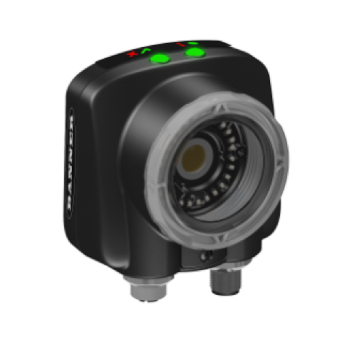 iVu BCR Gen2 Sensor with Red Ring Light; and 6 mm Lens; Includes Stylus, CD and Quick Start Guide; Requires Power Cordset and Bracket; USB Cordset Optional;