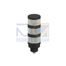 Tower Light: 3Color Indicator; Voltage: 1830 V dc or 24 V ac; Environ. Rating: IP67; Input: Bimodal; Colors: White Yellow Green ; Euro 4pin Integral Connector;