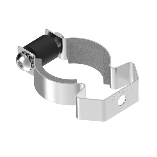 Bracket: For Use with WLS27, Clamp, Set of Two Brackets, 300 Series Stainless Steel, M5 Stainless Steel Hardware Included for Securing Bracket to LED Light