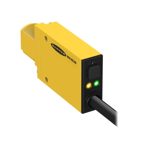 MINI-BEAM EXPERT: Vsbl. Green 525 nm Convergent, Focal Point: 16, Input: 10-30 V dc, Output: Bipolar: 1 NPN, 1 PNP, 2 m (6.5 ft) Cable