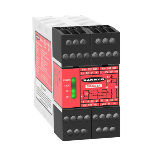 SAFETY RELAYS AND MODULES, Safety, IP20, 115 V ac, 12-24 V dc, MAT Monitor
