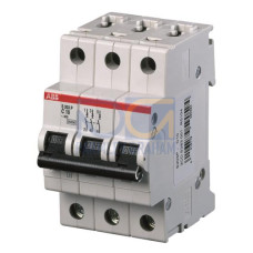S203P-C25 Miniature Circuit Breaker C-Char.,25kA,25A,3P