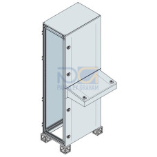 ENCLOSURE WITH DESK 1800X600X600 7035