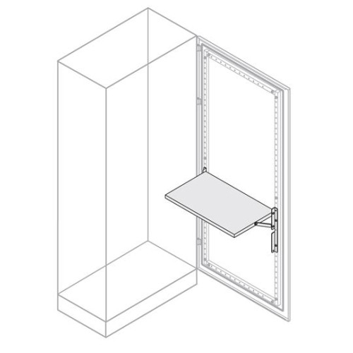 SHELF 280X250MM FOR DOOR W=600MM 7035