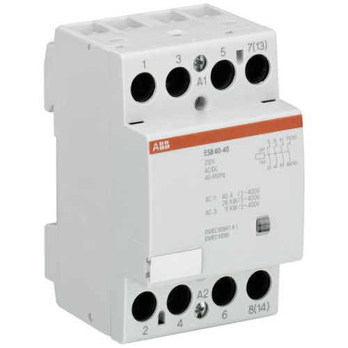 ESB40-40-24AC/DC Inst.-contactor 4NO 24V