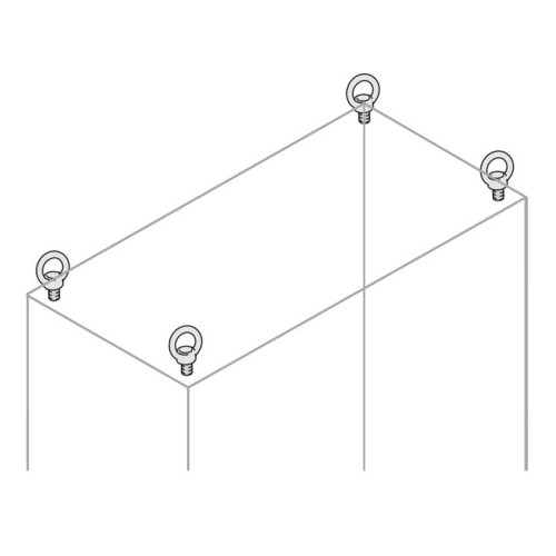 N.2 M12 LIFTING EYEBOLTS
