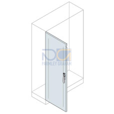 BLIND DOOR+HAN.DOUB.DOOR 1000X600MM 7035