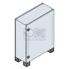 BLIND DOOR ENCL.1000X800X300MM 7035