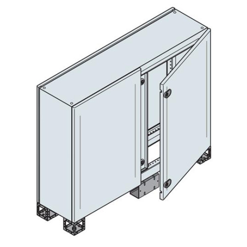 DOUBLE BL.DOOR ENC.1000X800X400MM 7035