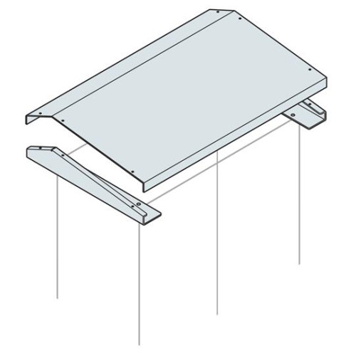 RAIN SHIELD TOP 1200X500MM(WXD) 7035