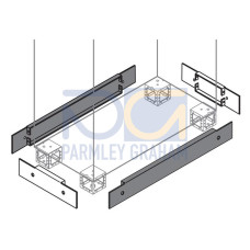 N.2 SIDE FLANGES 100X500MM HXD