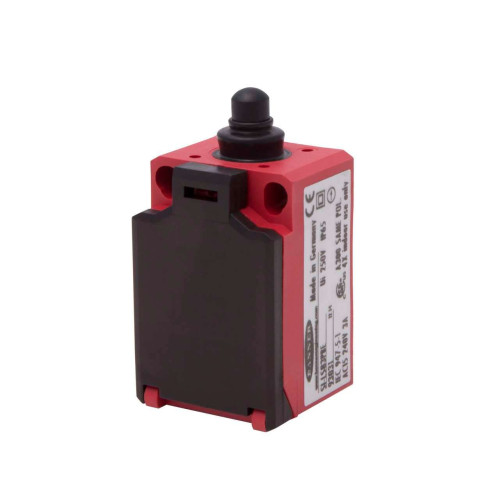 Limit Switch: Plastic Plunger Actuator, Contact Configuration: 1 NC/1 NO, Dimensions: 57 x 30 x 27, Plastic housing