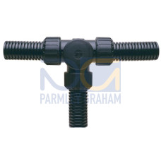 T-PIECE  IP66.67 3X21 BLK