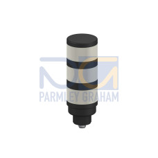 Tower Light: 3-Color Indicator, Voltage: 18-30 V dc or 24 V ac, Environmental Rating: IP65, Input: Bimodal, Colors: Green Orange Red, M12 Integral QD