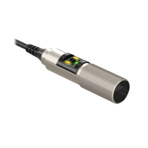 M18-4 Series: Stainless: Diffuse Reflective, Range: 300, Input: 10-30 V dc, Outputs: complementary PNP, 2 m 4-conductor PVC Cable