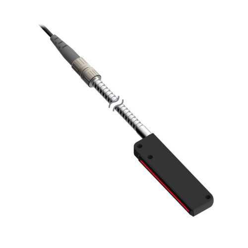 Plastic Fiber Group Array: Opposed Mode, 40 Fiber Array 159 x 0.25 core, Die Cast Rectangular Housing with coupled 2 m 1.5 core diameter plastic fiber, free cut