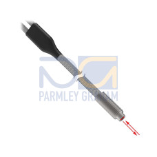 Plastic Fiber, Diffuse Reflective, Core Dia.: 1, Fiber Length 2 m, Thread, SteelSkin, TMB5 Termination