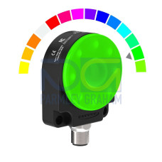 K50R Pro R-GAGE Series Radar Sensor Configurable LEDs, Range 5.0 m, 40x30 degree FOV, Flush Mount, Input: 10-30 V dc, Output: 2 NPN/PNP Configurable, 5-pin M12 Integral QD