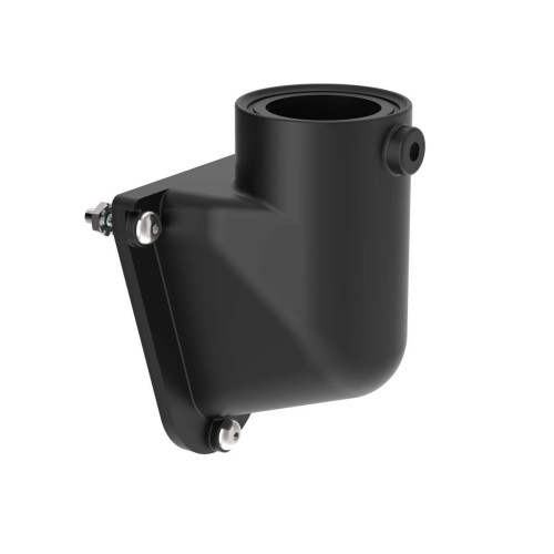 Bracket: Indicator Light Mounting, Right-Angle, Fits M30 x 1.5 Base, Color: Black