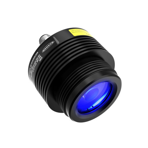 GS60 Guide Light: 60 Spot, 12-30 V dc, IP66/67, Color: Blue, 4 Degree Clear Lens, 4-pin M12 Integral QD
