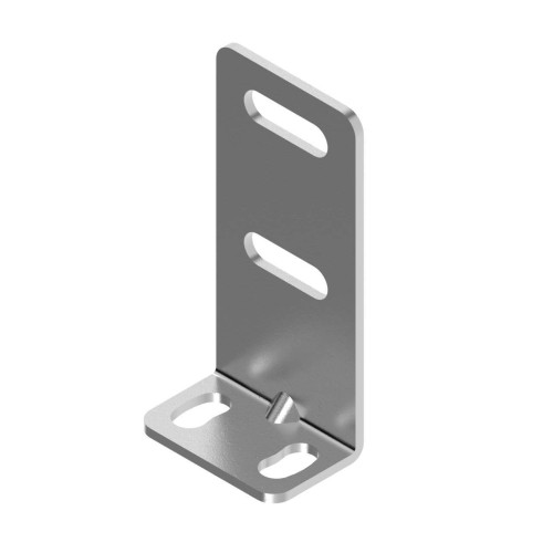 Bracket: Right-Angle Mount, Stainless Steel: 300 Series, 20 Gauge, Used with Q2X