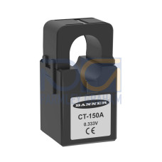 Split-Core Current Transformer, 150 A Input, 0-100 mA/0.333 V Output, 1 m 2-wire Twisted Pair Cable