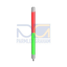 WLS27 Dual Color Light Strip, Length: 145, Voltage: 12-30 V dc, Environmental Rating: IP66, IP67, IP69K, Colors: Green (100%) Red (100%), 4-pin M12 Integral QD
