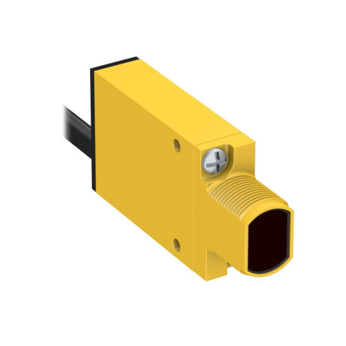 MINI-BEAM: Clear Plastic Detection System Emitter, Range: 0 - 0.3 m, Input: 24-240 V ac, Output: Not Applicable, 2 m (6.5 ft) Cable