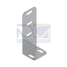 Bracket: VS3 Series Mounting Bracket, Right-Angle Tall Bracket, 300 Series Stainless Steel