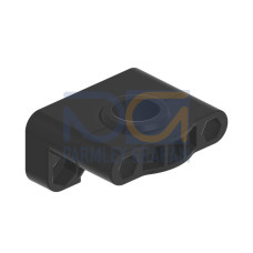 Bracket: Swivel, Compact 12, Black reinforced thermoplastic polyester, Hardware included
