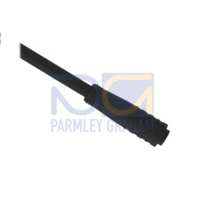 Cordset: Single Ended M8, 4-pin Straight Female, 2 m (6.56 ft) 4x26 Shielded Black PVC Jacket
