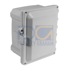 Polycarbonate Enclosure, with Opaque Cover, 8 in x 6 in x 4 in