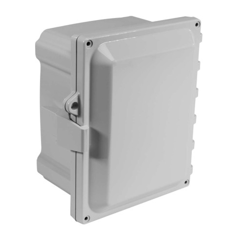 Polycarbonate Enclosure, with Opaque Cover, 8 in x 6 in x 4 in