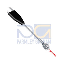 Glass Fiber, Bifurcated 1.5 Bundle, M6 Threaded Tip, Stainless Sheathing 1 m Long, Terminated For Plastic Fiber Sensors, Vantage Line