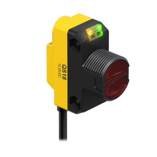 WORLD-BEAM QS18 Expert Series, Diffuse, Range: 600, Input: 10-30 V dc, Output: PNP, 150 M8 Pigtail QD