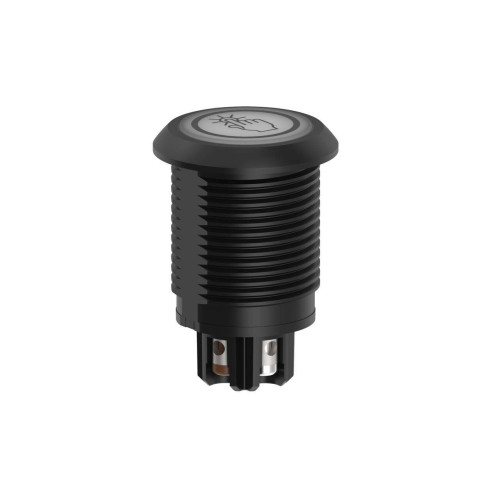 S22 Pro Touch Series: 2-color RGB Touch Sensor, Voltage: 10-30 V dc, Housing: Polycarbonate, IP67 IP69K, Input/Output: Bimodal, NO, Momentary, Colors: Green Red, 5-screw Terminal Wiring