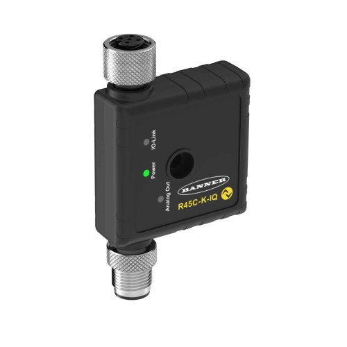 R45C Series Converter, IO-link to Analog Current Out, IO-Link Communications, 4-pin M12 Integral QD