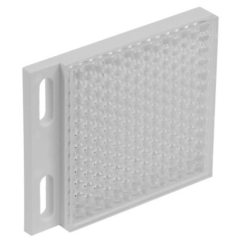 Retroreflective Target: Square 51 x 51, Reflectivity Factor: 1.0, Max Temp = 60 degree C, Plastic - Screw Hole for Mounting