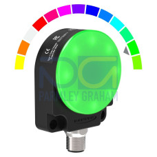 K50R Pro R-GAGE Series Radar Sensor Configurable LEDs, Range 3.0 m, 80x60 degree FOV, Flat Mount, Input: 10-30 V dc, Output 2 NPN/PNP Configurable, 5-pin M12 Integral QD