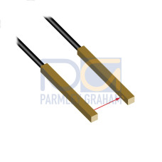 Plastic Fiber, Opposed Mode, Core Dia.: 1.5, Fiber Length 2 m, Probe, Sideview, Free cut