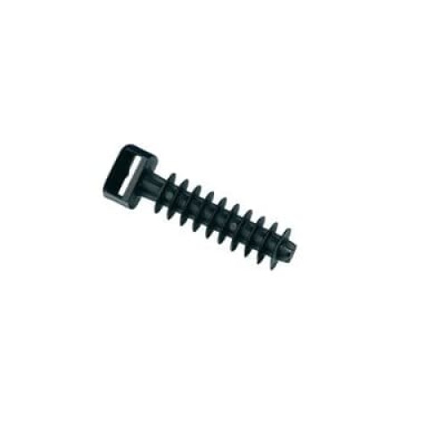 WALL PLUG UV BLK NYL 11/12 8MM