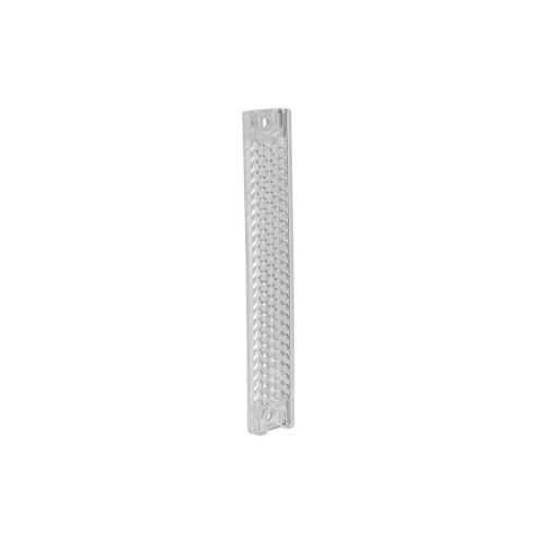 Retroreflective Target: Rectangular 100 x 18, Reflectivity Factor: 1.4, Max. Temp.= 50 degrees C, Plastic - two screw holes for mounting