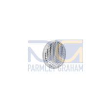 Retroreflective Target: Circular-diameter 50.8, Reflectivity Factor: 1.0, Max. Temp.= 65 degrees C, Plastic - metal thread and nut for mounting