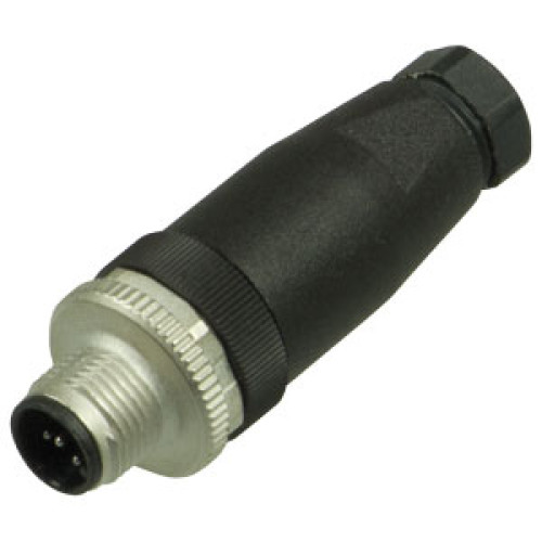 Cable connector, M12, 5-pin, ready for assembly