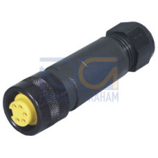 Female cordset, field attachable V95-G