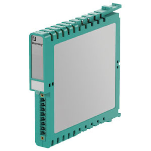 I/O module placeholder, green screw terminal